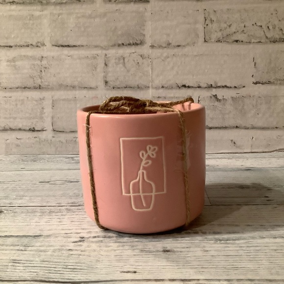 Rae Dunn Ceramic 4” Relax & Grow Planter - Picture 4 of 4